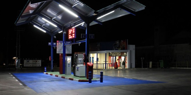 Gasolinera Electrolinera y Gas